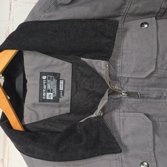 Carhartt Wash Duck Insulated Traditional Loose Fit Style DJ4480-M Mens Size 2XL - Picture 3 of 16